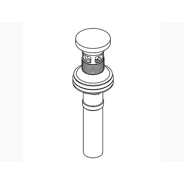 Clicker Drain With Overflow